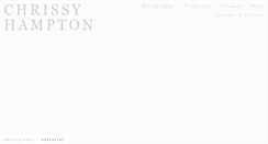 Desktop Screenshot of chrissyhampton.com